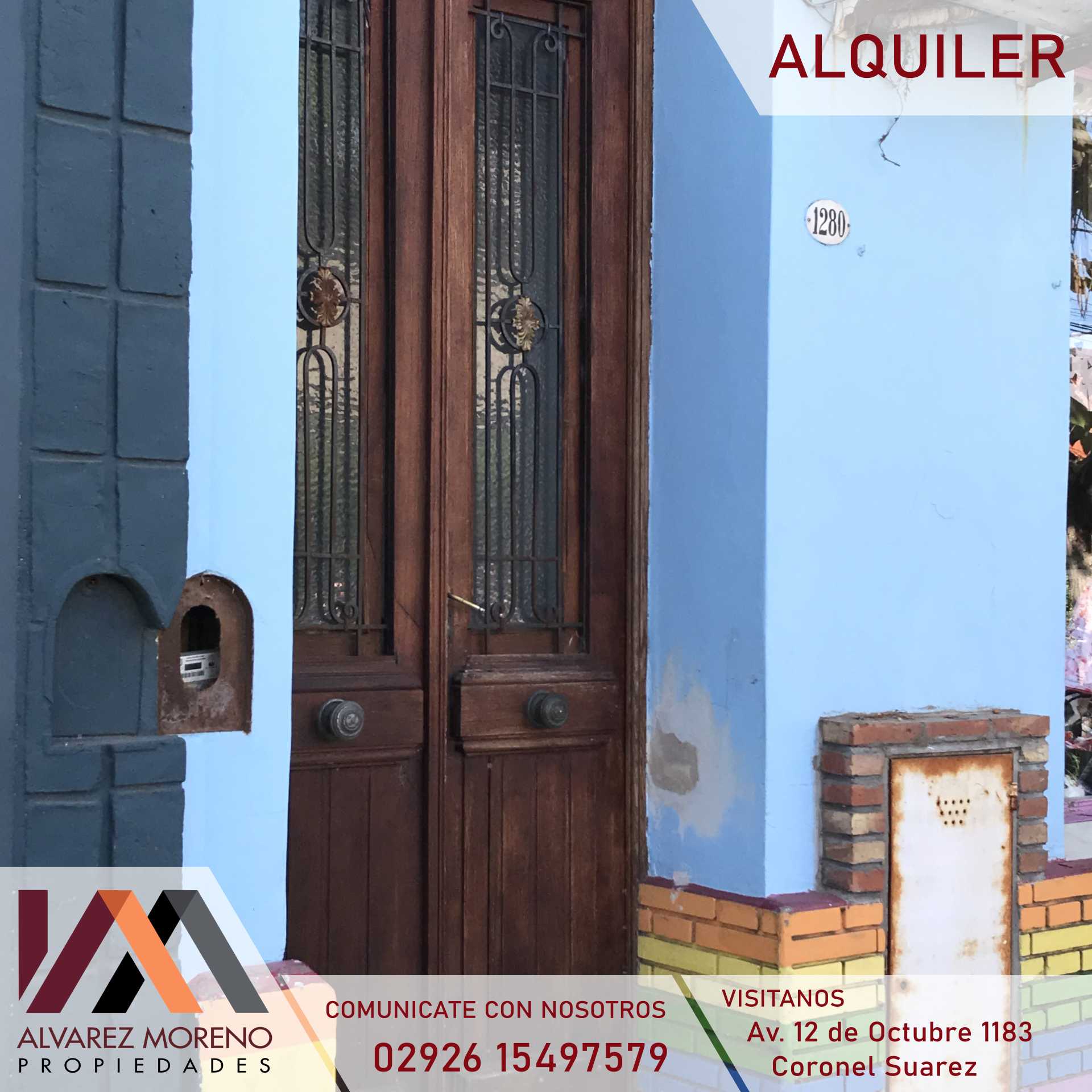 Alvarez Moreno Propiedades - Brinda asesoramiento y soluciones a nuestros clientes en lo que se refiera al mercado inmobiliario. Ventas, tasaciones, alquileres de todo tipo de propiedades$515.000 CASA EN PLENO CENTRO DISPONIBLE A PARTIR DEL 15/8