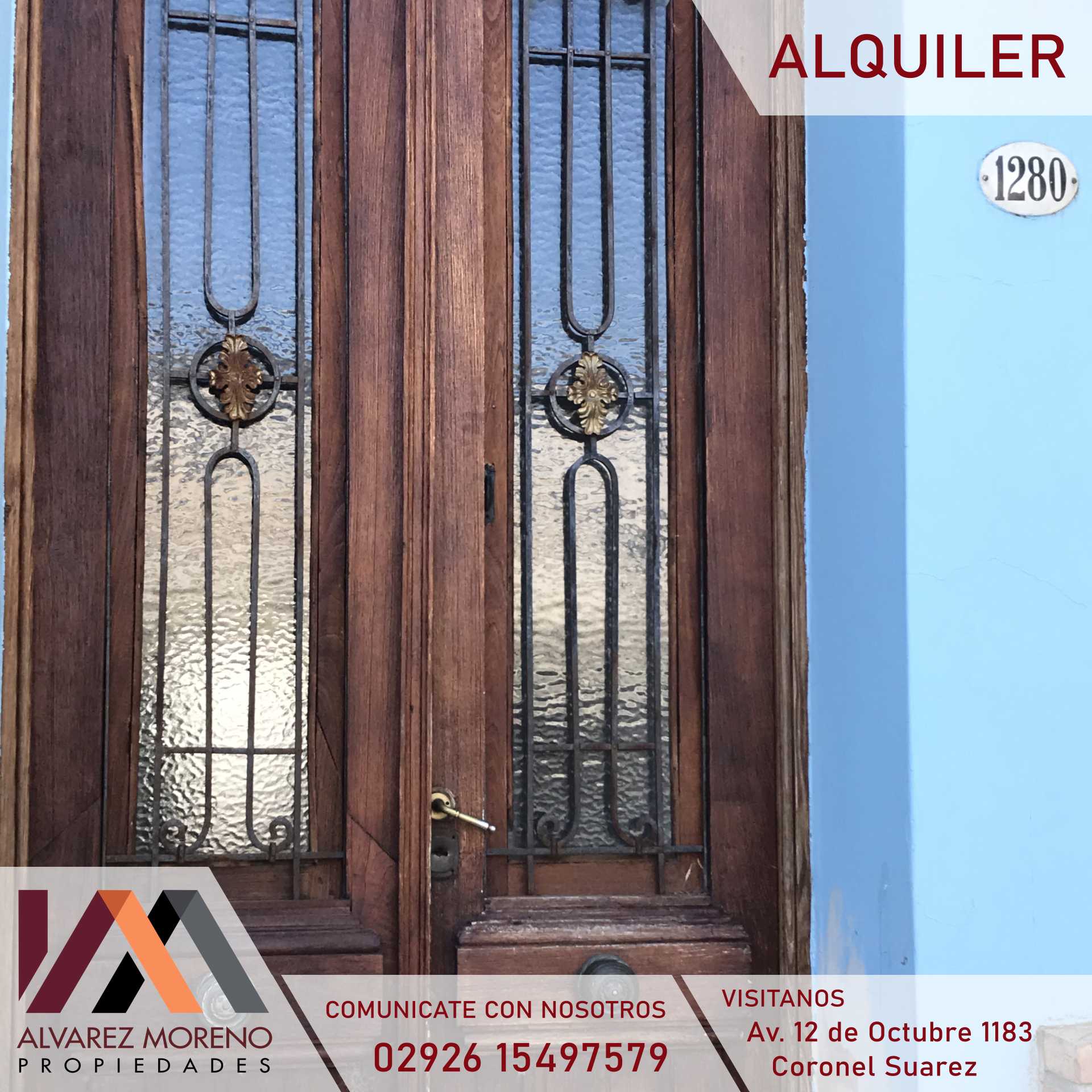 Alvarez Moreno Propiedades - Brinda asesoramiento y soluciones a nuestros clientes en lo que se refiera al mercado inmobiliario. Ventas, tasaciones, alquileres de todo tipo de propiedades$515.000 CASA EN PLENO CENTRO DISPONIBLE A PARTIR DEL 15/8