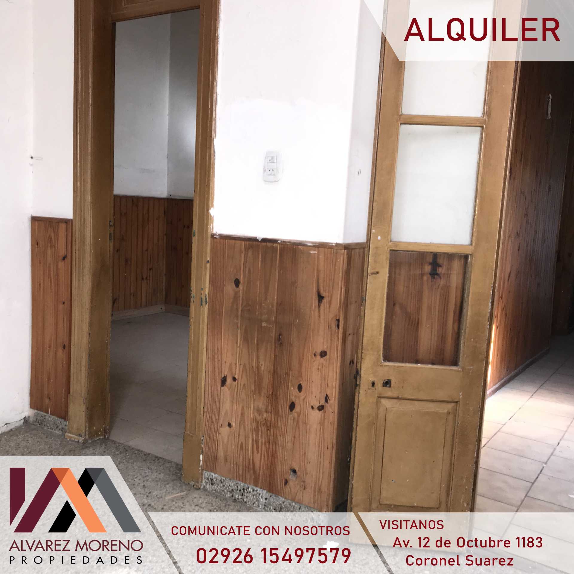 Alvarez Moreno Propiedades - Brinda asesoramiento y soluciones a nuestros clientes en lo que se refiera al mercado inmobiliario. Ventas, tasaciones, alquileres de todo tipo de propiedades$515.000 CASA EN PLENO CENTRO DISPONIBLE A PARTIR DEL 15/8