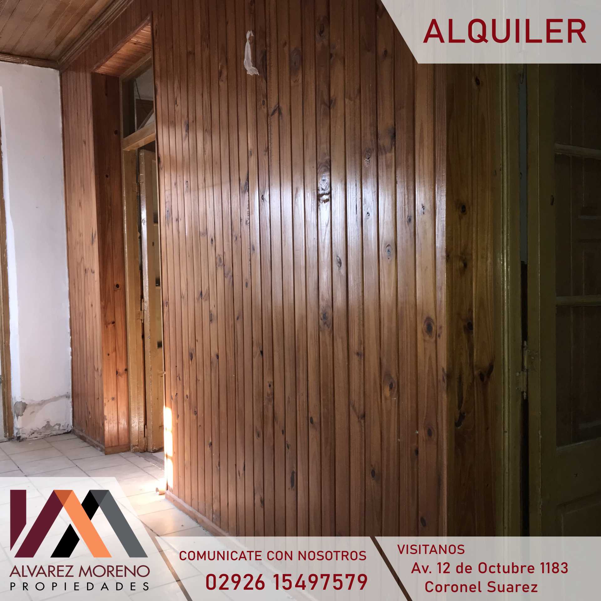 Alvarez Moreno Propiedades - Brinda asesoramiento y soluciones a nuestros clientes en lo que se refiera al mercado inmobiliario. Ventas, tasaciones, alquileres de todo tipo de propiedades$515.000 CASA EN PLENO CENTRO DISPONIBLE A PARTIR DEL 15/8