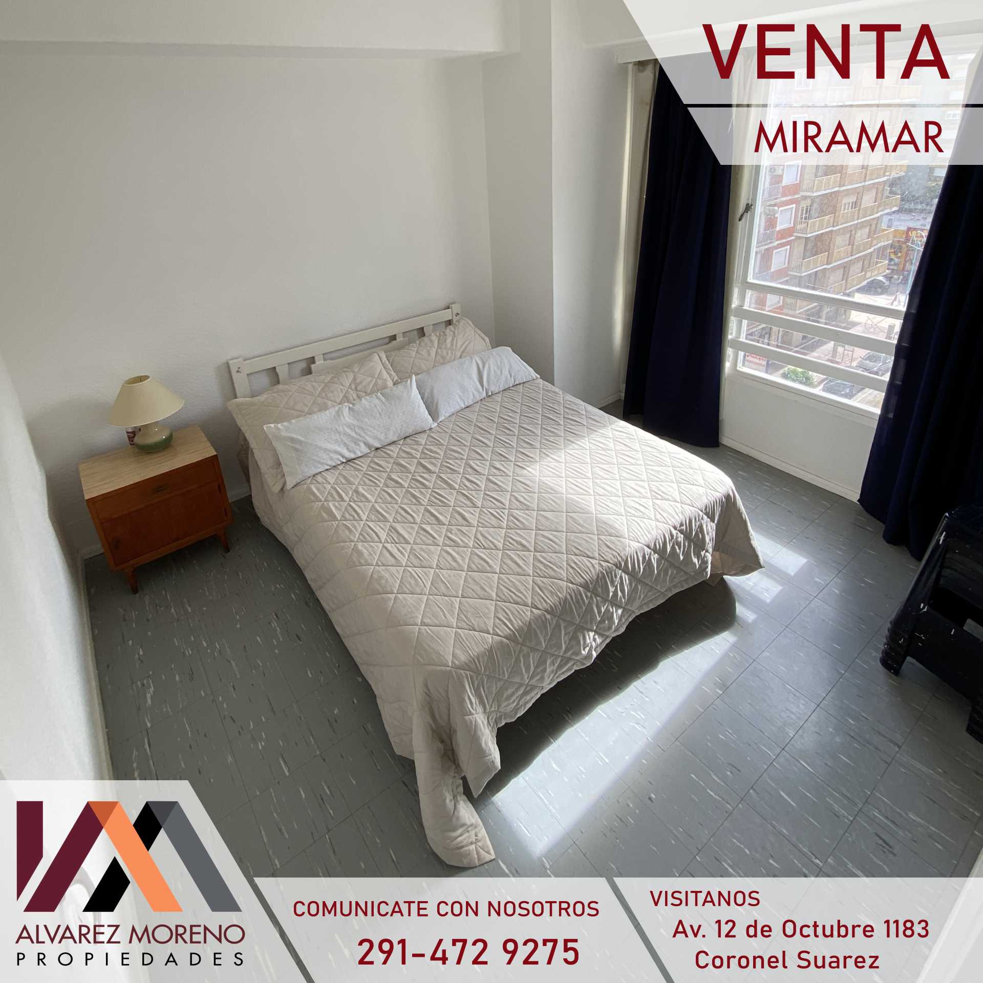 Alvarez Moreno Propiedades - Brinda asesoramiento y soluciones a nuestros clientes en lo que se refiera al mercado inmobiliario. Ventas, tasaciones, alquileres de todo tipo de propiedadesDepto frente al mar- Ciudad de Miramar