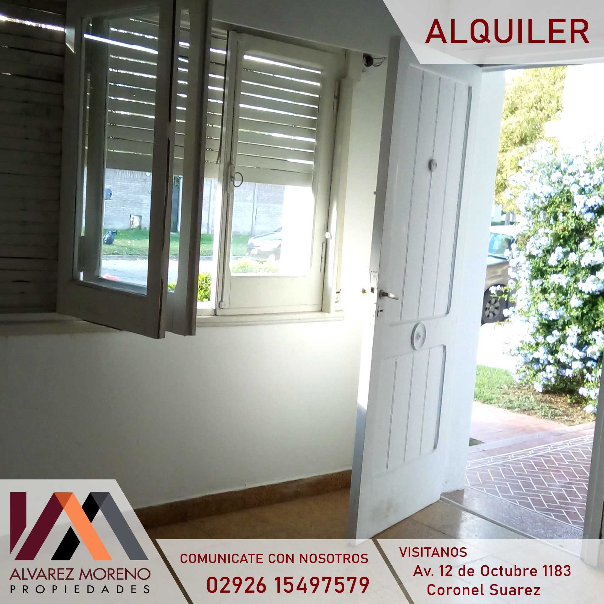 Alvarez Moreno Propiedades - Brinda asesoramiento y soluciones a nuestros clientes en lo que se refiera al mercado inmobiliario. Ventas, tasaciones, alquileres de todo tipo de propiedades$750.000- CASA EN CALLE LAS HERAS- DISPONIBLE A PARTIR DEL 15/9