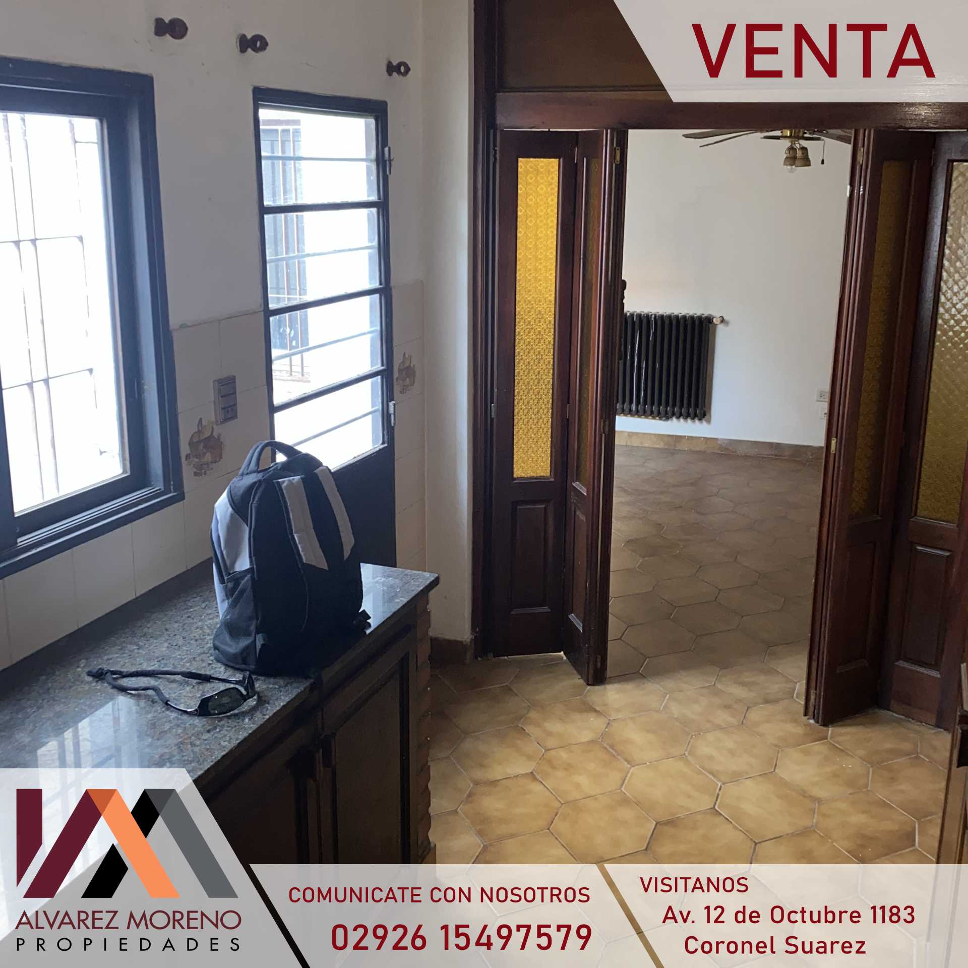 Alvarez Moreno Propiedades - Brinda asesoramiento y soluciones a nuestros clientes en lo que se refiera al mercado inmobiliario. Ventas, tasaciones, alquileres de todo tipo de propiedadesRETASADA EN VENTA!  Casa con local céntrica