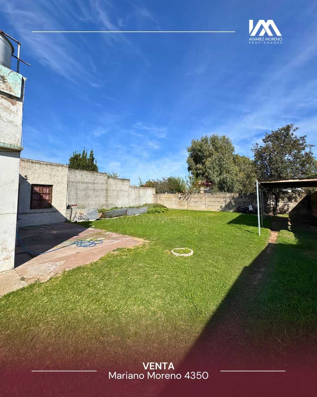 Alvarez Moreno Propiedades - Brinda asesoramiento y soluciones a nuestros clientes en lo que se refiera al mercado inmobiliario. Ventas, tasaciones, alquileres de todo tipo de propiedadesCASA SOBRE CALLE MORENO AL 4350 SAN JOSE